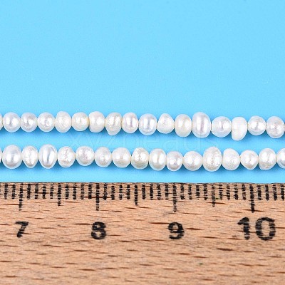 Natural Cultured Freshwater Pearl Beads Strands PEAR-T006-16A-1