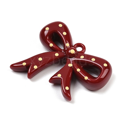 Opaque Acrylic Enamel Pendants OACR-B036-13B-1