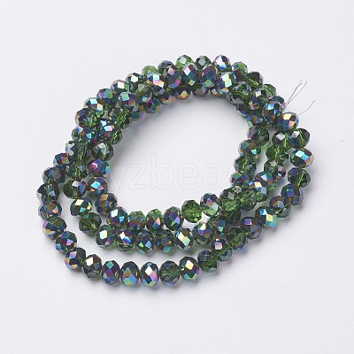 Electroplate Transparent Glass Beads Strands LS-EGLA-A034-T4mm-Q04-1