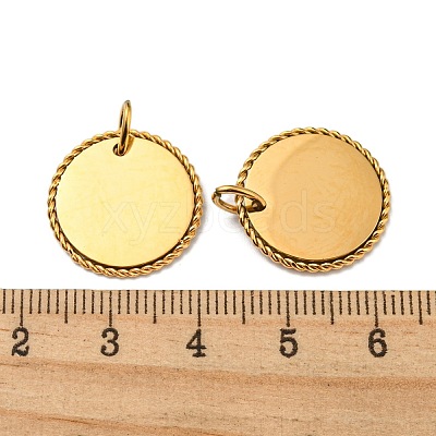 304 Stainless Steel Pendants STAS-L022-183G-1