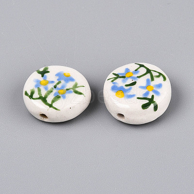 Handmade Porcelain Beads PORC-T134-13M-1