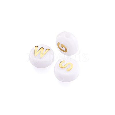Plating Acrylic Beads SACR-CW0001-01-1