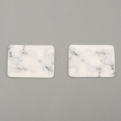 Rectangle Earring Display Cards EDIS-WH0031-16-1