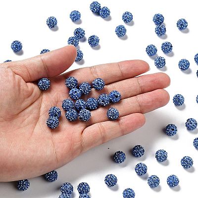 Pave Disco Ball Beads RB-A130-10mm-20-1