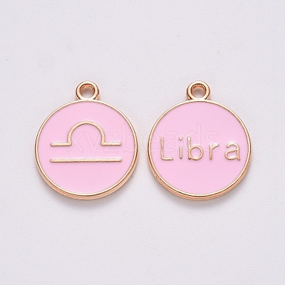 Alloy Enamel Pendants LS-X-ENAM-S124-01B-09K-1