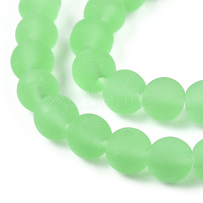 Transparent Glass Beads Strands GLAA-T032-T6mm-MD17-1
