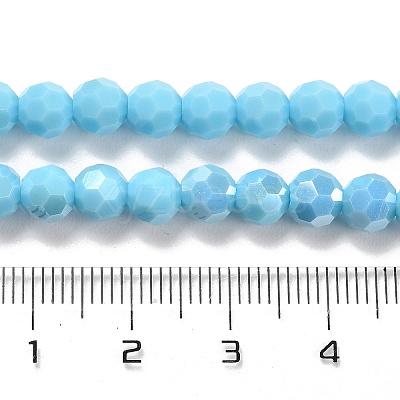 Opaque Glass Beads Stands EGLA-A035-P6mm-B08-1