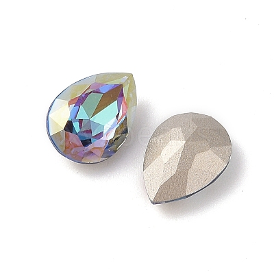 Glass Rhinestone Cabochons RGLA-L029-04A-BBLA-1