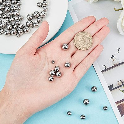 304 Stainless Steel Beads STAS-PH0019-22P-1