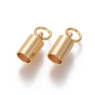 201 Stainless Steel Cord Ends STAS-L226-016C-G-1