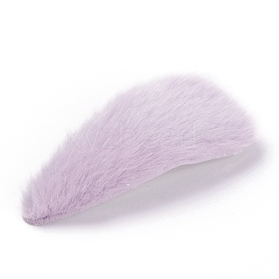 Tarnish Resistant Plush Snap Hair Clips PHAR-P004-07-1