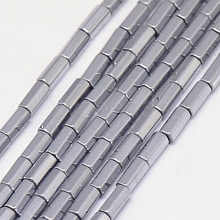 Electroplate Non-magnetic Synthetic Hematite Beads Strands G-J166-4x2mm-06-1