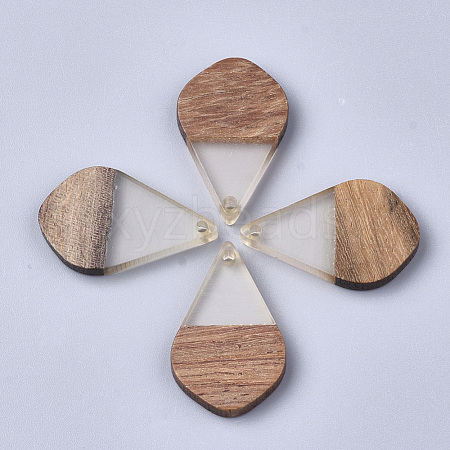 Resin & Walnut Wood Pendants RESI-S358-23E-1