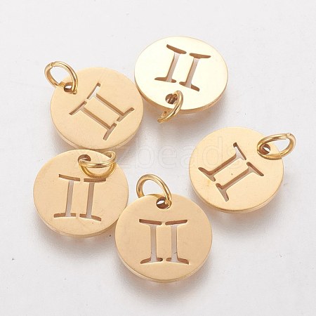 Ion Plating(IP) 304 Stainless Steel Pendants A-STAS-Q201-T445-3G-1