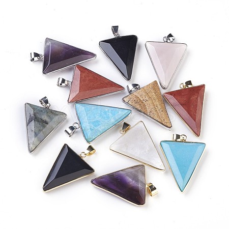 Natural Mixed Stone Pendants G-F639-01-1