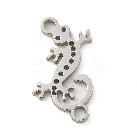 201 Stainless Steel Laser Cut Connector Charms STAS-R133-02P-06-1