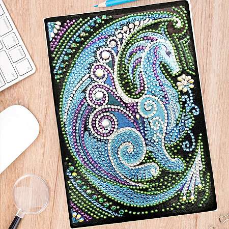 DIY Mandala Pattern Diamond Painting Notebook Kits MAND-PW0001-61V-1