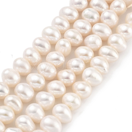 Natural Cultured Freshwater Pearl Beads Strands PEAR-C003-12H-1