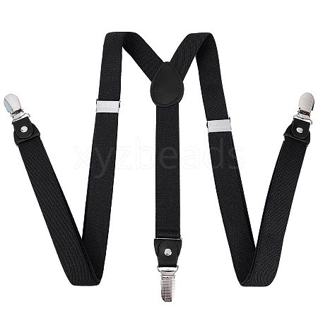 Polyester Elastic Men's Strength Suspenders AJEW-WH0258-293B-1