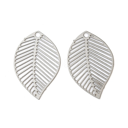 201 Stainless Steel Pendants STAS-C153-04B-P-1