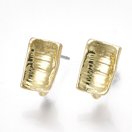 Alloy Stud Earring Findings PALLOY-T065-03-1