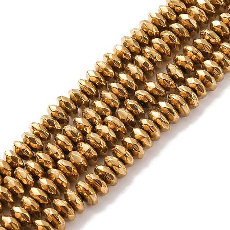 Electroplate Non-magnetic Synthetic Hematite Beads Strands X-G-J160-D-02-1