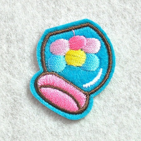 Computerized Embroidery Cloth Iron/sew On Patches DIY-L003-069-1