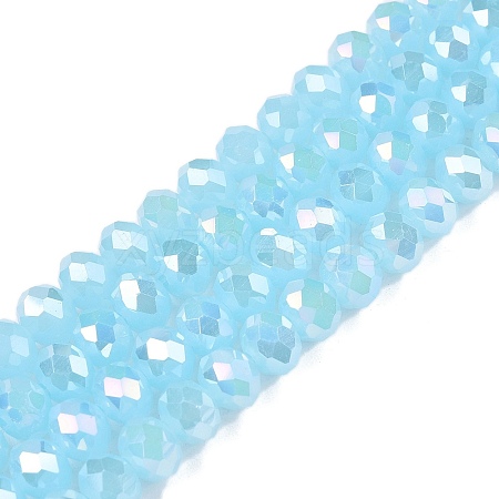 Electroplate Glass Beads Strands LS-EGLA-A044-J6mm-B04-1