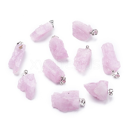 Natural Kunzite Pendants G-I295-02P-02-1