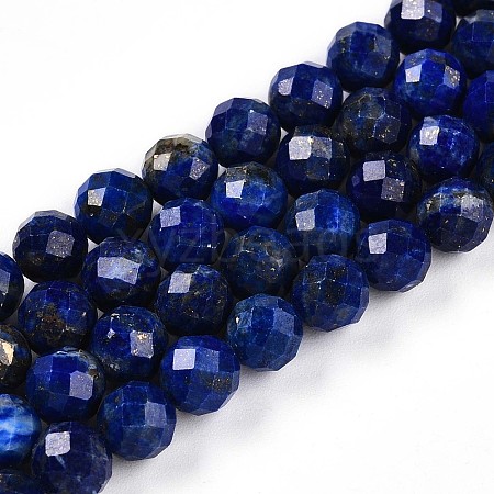 Natural Lapis Lazuli Beads Strands G-S345-6mm-24-1