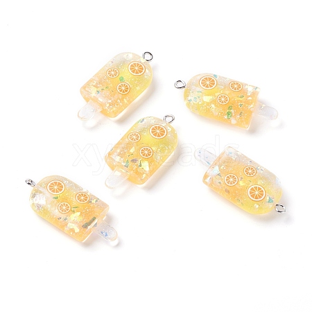 Resin Pendants RESI-M024-02B-1