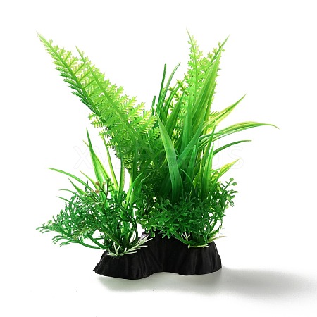 Plastic Artificial Aquatic Plants Decor DJEW-G025-05-1