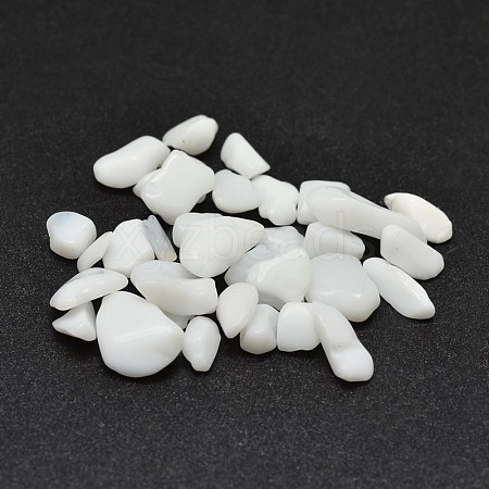 Opaque Glass Chip Beads G-O104-01-1