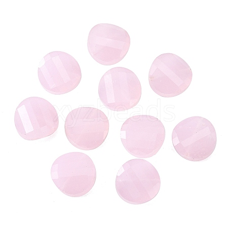 Imitation Jade Glass Beads GLAA-WH0029-03O-1