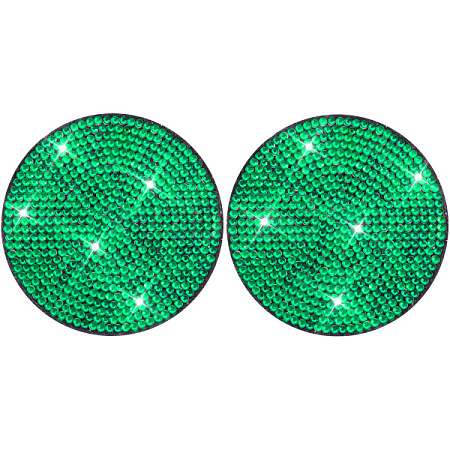 PVC Rhinestone Anti-slip Coaster PW-WGFA6AD-05-1