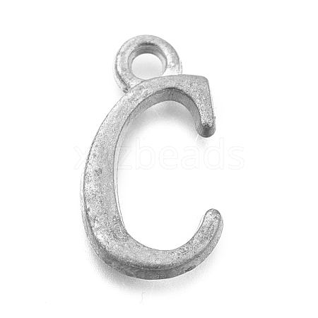 Alloy Letter Pendants PALLOY-J718-01C-C-1