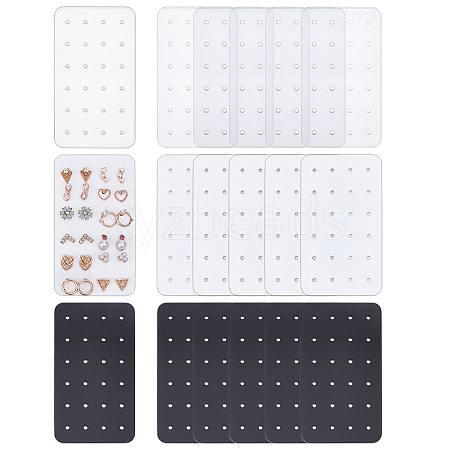 18Pcs 3 Colors Acrylic Earring Display Cards EDIS-WH0016-076-1