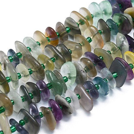 Natural Fluorite Beads Strands G-K245-H16-04-1