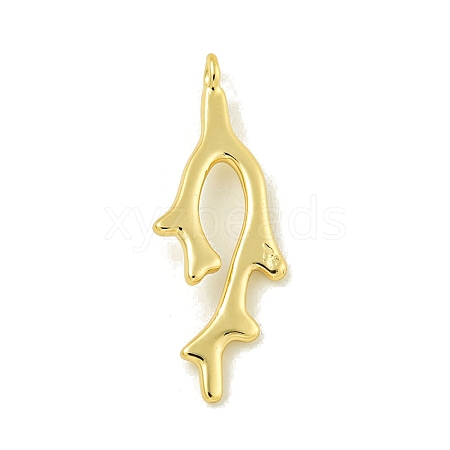 Rack Plating Brass Pendants KK-U029-20G-1