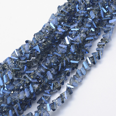 Electroplate Glass Beads Strands EGLA-J143-A-FR01-1