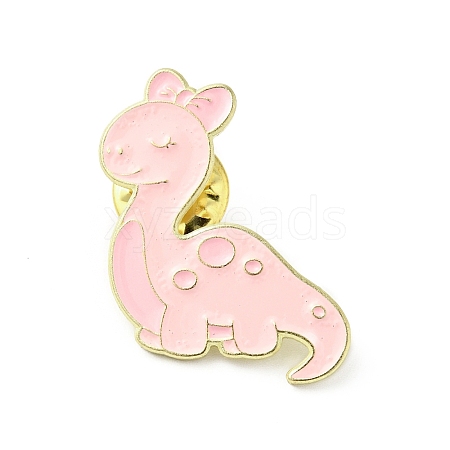 Cute Dinosaur Enamel Pin JEWB-J005-03B-G-1