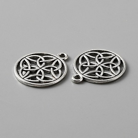 Tibetan Style Alloy Charms FIND-CJC0006-41AS-1