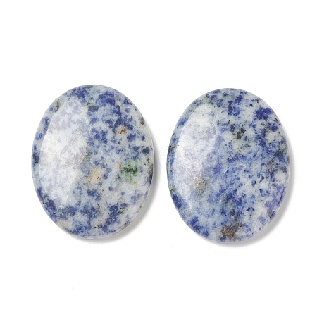 Natural Blue Spot Jasper Worry Stone for Anxiety Therapy G-B036-01N-1