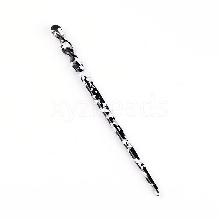 Resin Updo Hair Pins Clips OHAR-WH0018-10B-1