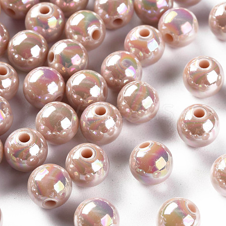 Opaque Acrylic Beads MACR-S370-D8mm-34-1