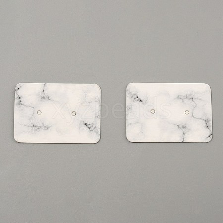 Rectangle Earring Display Cards EDIS-WH0031-16-1