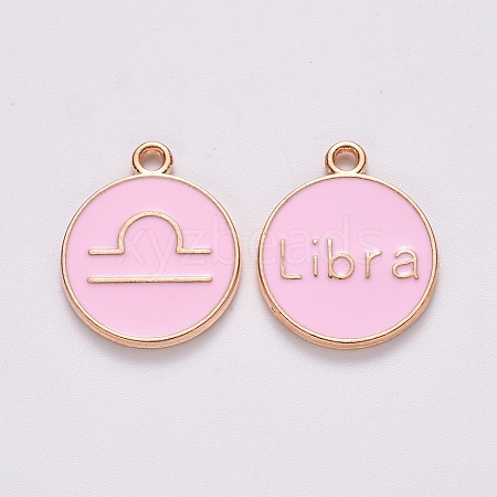 Alloy Enamel Pendants LS-X-ENAM-S124-01B-09K-1