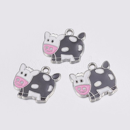 Alloy Enamel Charms LS-EA0541Y-1