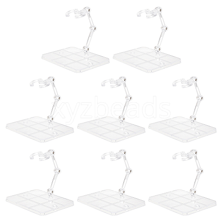 Plastic Model Assembled Action Figure Display Holders ODIS-WH0038-95B-1