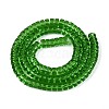 Transparent Glass Beads Strands GLAA-N026-3x6mm-T09-2